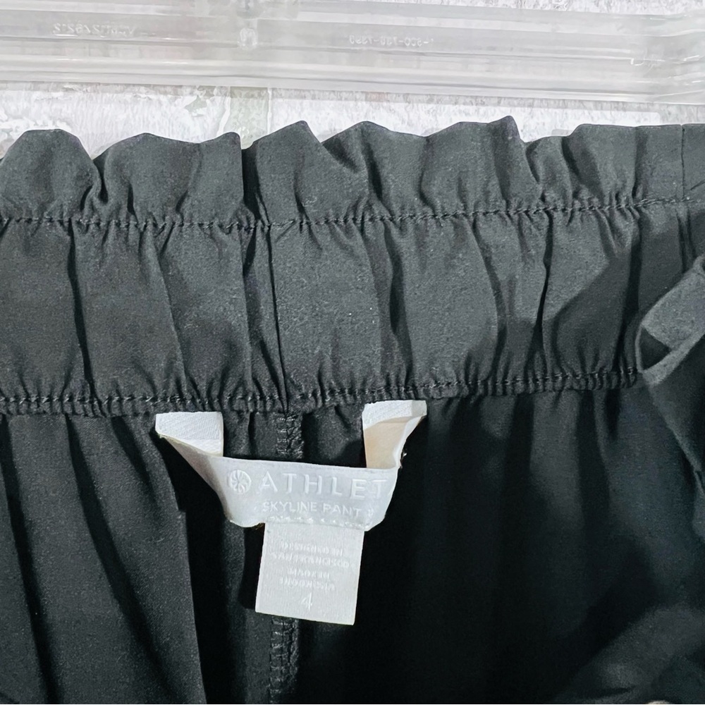 Athleta Skyline II Black High Waist Pants Size 4 - Picture 8 of 9